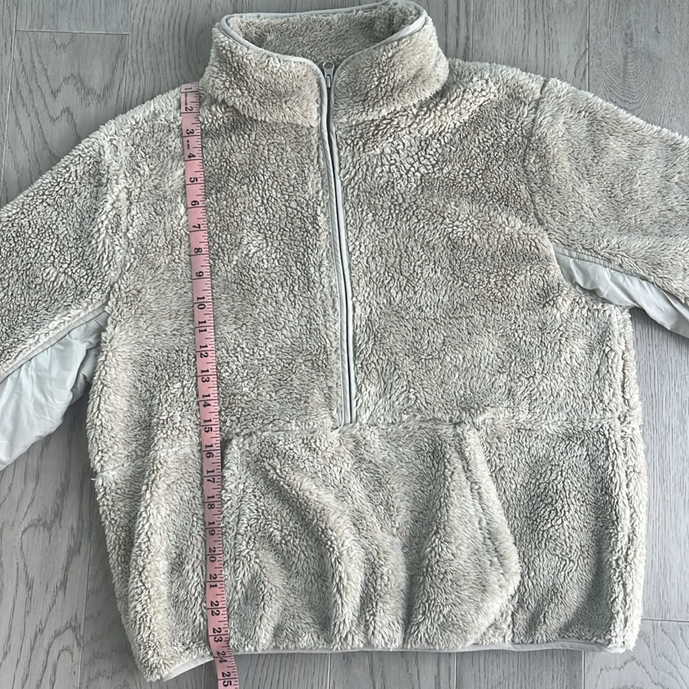 Dylan Los Angeles Cozy Sherpa Fleece Pullover 1/2 Zip Medium - Picture 5 of 9
